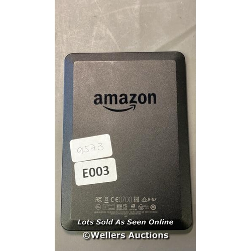 9573 - AMAZON KINDLE / MODEL WP63GW / BLACK