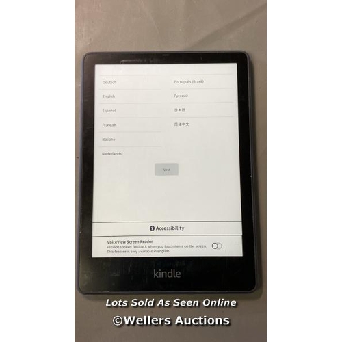 9578 - AMAZON KINDLE / MODEL M2L4EK / BLUE