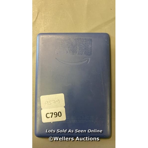 9579 - AMAZON KINDLE / MODEL M2L4EK / BLUE