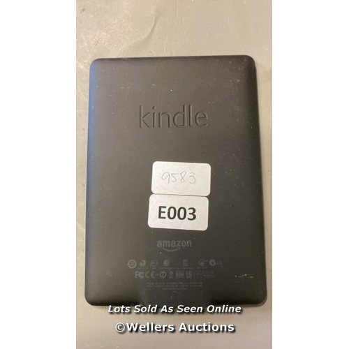 9583 - AMAZON KINDLE / MODEL EY21 / BLACK