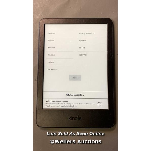 9588 - AMAZON KINDLE / MODEL C2V2L3 / BLACK