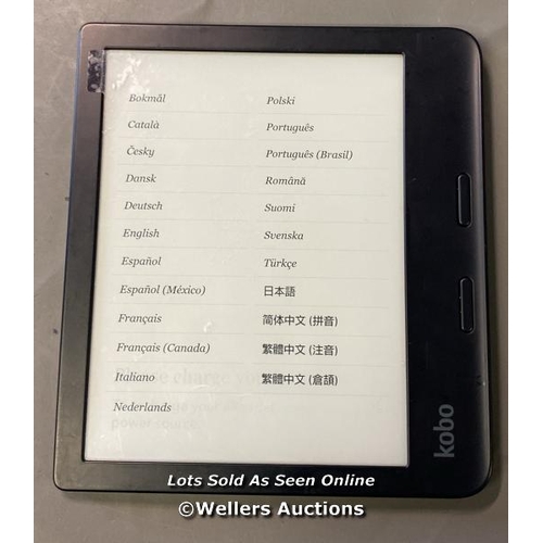 9589 - RAKUTEN KOBO EREADER / BLACK