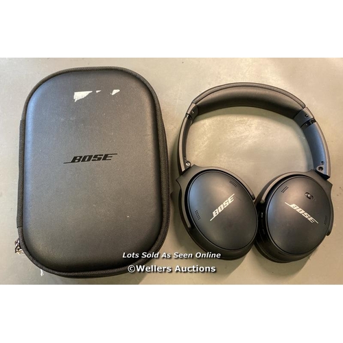 9610 - HEAPHONES: BOSE WITH CASE / MODEL 437310 / SN: 083501T12583142AE