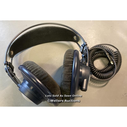 9633 - HEAPHONES: AKG K702 OPEN BACK OVER EAR PREMIUN STUDIO / SN: 140012 / BLACK