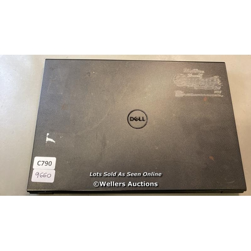 9660 - LAPTOP: DELL INSPIRON 15 / INTEL CORE 13-4030U@1.9GHZ / 4GB RAM / 500GB HD / WIN 10 / SN: ZQ5D912 - ... 