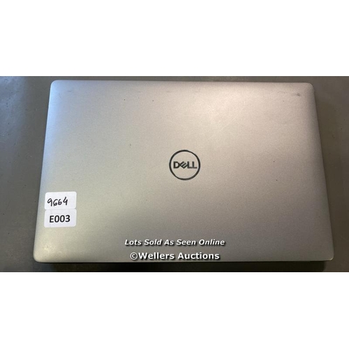 9664 - LAPTOP: DELL LAITUDE 5510 /INTEL CORE 15-103104@1.7GHZ / 8GB RAM / BIOS REMOVED / HD REMOVED / REG T... 