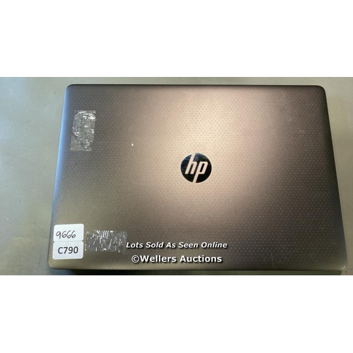 9666 - LAPTOP: HP Z BOOK / INTEL CORE 17-6700HQ@2.6GHZ / 8GB RAM / 250GB HD / WIN 11 / SN: CND6022BVQ / GRE... 