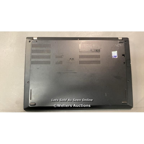 9677 - LAPTOP: LENOVO T480S THINK PAD / INTEL CORE 17-86504@1.9GHZ / 16GB RAM / 250GB HD / WIN 11 / P /N: S... 