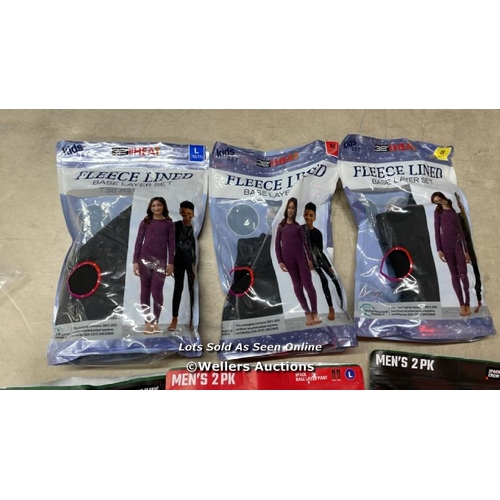 4028 - SELECTION OF LADIES AND GENTS NEW 32* DEGREE HEAT BASE LAYERS / MIXED SIZES / B37