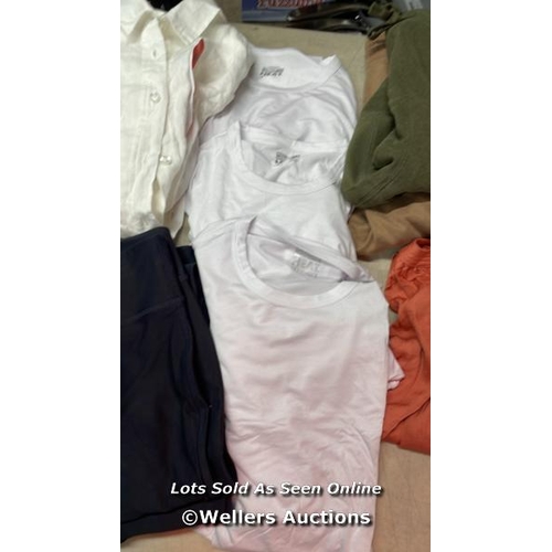 4035 - LARGE SELECTION OF NEW AND AS FOUND LADIES AND GENTS CLOTHING INCL. 32* DEGREE, HILARY RADLEY AND JA... 