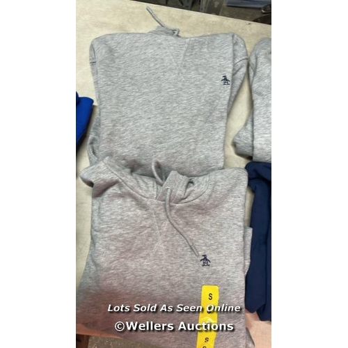 4044 - 5X GENTS NEW JUMPERS INCL. 4 X PENGUIN (SMALL) AND 1 X UNDER ARMOUR (X-LARGE) / B30