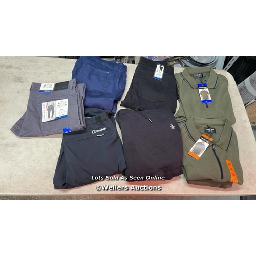 4052 - SELECTION OF GENTS NEW AND AS FOUND CLOTHING INCL. ENGLISH LAUNDRY, PENGUIN, JACHS AND BERGHAUS / MI... 