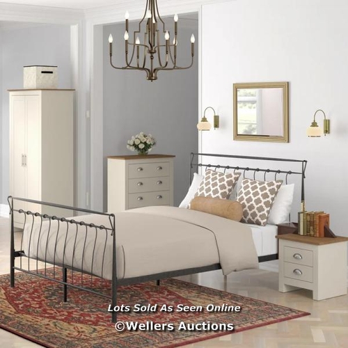 5040 - RRP: 229.99 - THREE POSTS 3 PIECE BEDROOM SET / COLOUR: GREY / COMES IN FOUR BOXES [COLLECTION FROM ... 