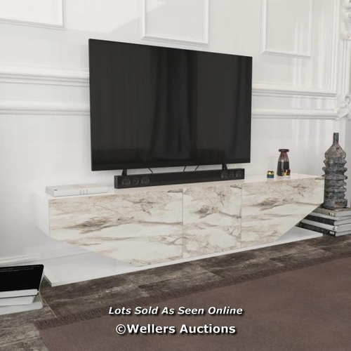 5044 - RRP: 129.99 - IVY BRONX PEARL MODERN TV STAND TV UNIT FOR TVS UP TO 71