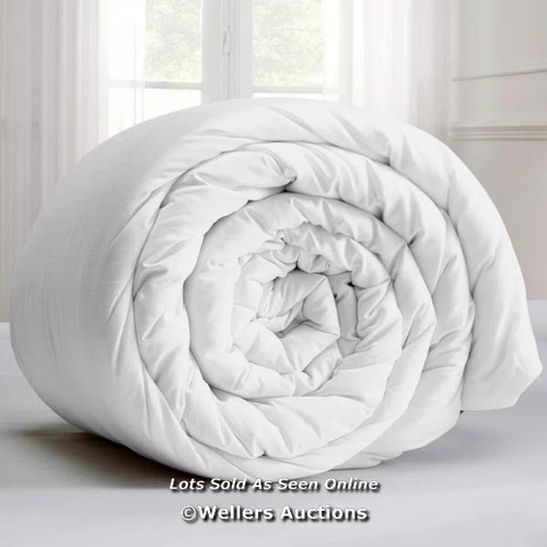 5061 - RRP: 13.99 - WHITE NOISE HOLLOWFIBER 13.5 QUILTED DUVET ALL YEAR AROUND TOG / SIZE: DOUBLE / COMES I... 