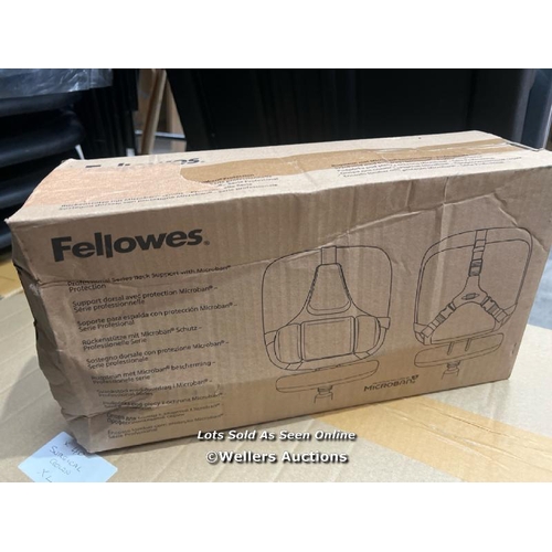 79 - FELLOWES ULTIMATE FOAM BACK SUPPORT FOR OFFICE CHAIRS / RRP: �60.30 / NEW - DAMAGED BOX / COLLECTION... 