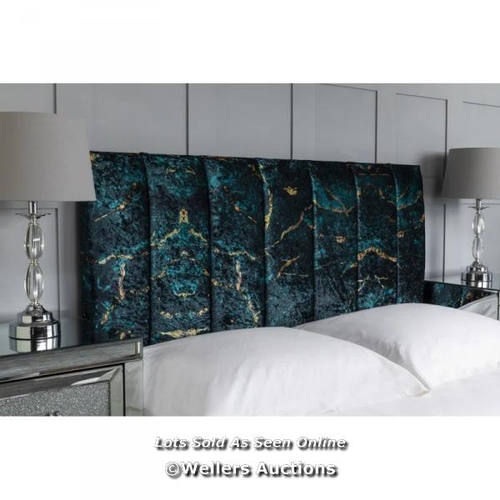 39 - RRP: 88.99 - ETTA AVENUE ANNELIESE UPHOLSTERED HEADBOARD / COLOUR: BLACK, SIZE: SUPER KING (6') / 1 ... 