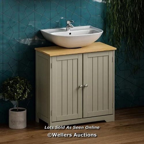 5031 - RRP: 42.99 - BRAMBLY COTTAGE MILANO 60CM W X 60CM H X 30CM D UNDER VANITY BASE / BASE COLOUR: WHITE ... 