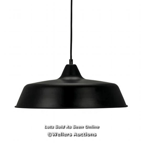 9134 - RRP: 175.99 - ZIPCODE DESIGN NATALY 1 - LIGHT DOME PENDANT / FINISH: BLACK / 1 BOX / COLLECTION FROM... 