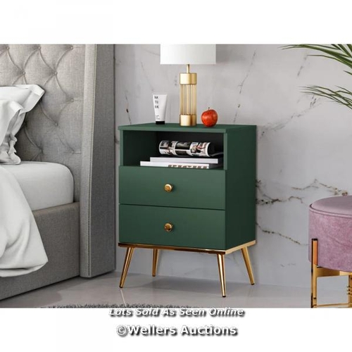 9167 - RRP: 156.99 - FAIRMONT PARK TELLARA MANUFACTURED WOOD BEDSIDE TABLE  / 1 BOX / COLLECTION FROM DARTF... 