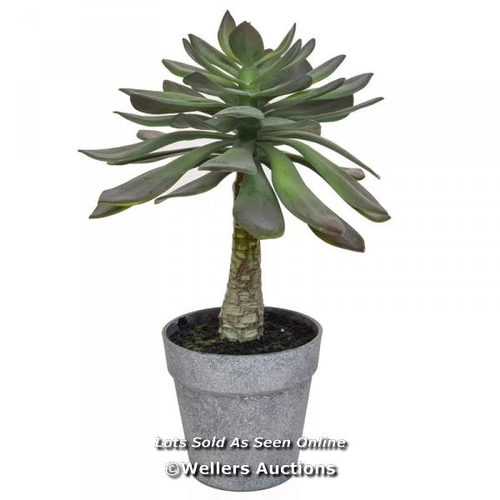 9192 - RRP: 37.99 - THE SEASONAL AISLE ARTIFICIAL AGAVE SUCCULENT IN BASKET  / 1 BOX / COLLECTION FROM DART... 