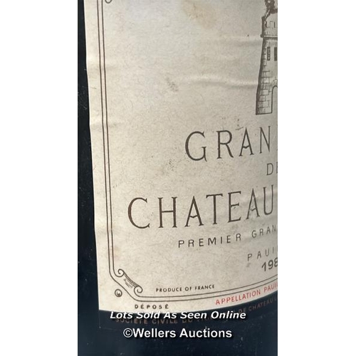 108 - A bottle of 1982 Grand Vin de Chateau Latour Premier Grand Cru Classé Pauillac , 75cl