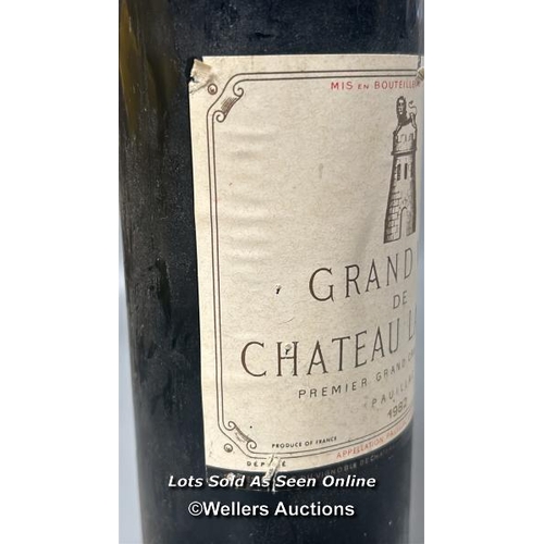 110 - A bottle of 1982 Grand Vin de Chateau Latour Premier Grand Cru Classé Pauillac , 75cl