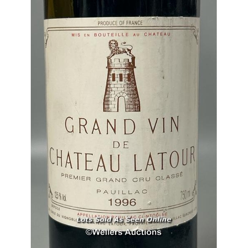 111 - A bottle of 1996 Grand Vin de Chateau Latour Premier Grand Cru Classé Pauillac , 750ml, 12.5% Vol.