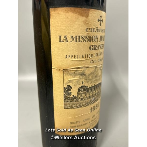 119 - A bottle of 1982 Château La Mission-Haut-Brion, Pessac-Leognan, Cru classe, 75cl.