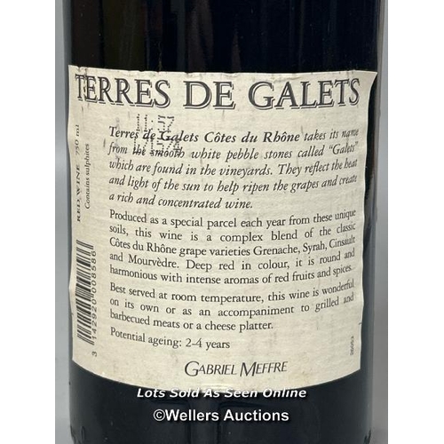 122 - Two bottles of wine; Terres De Galets Côtes Du Rhône 2006, 750ml, 13.5% Vol and Barolo Villa Peiront... 