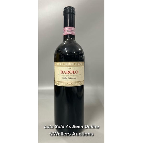 122 - Two bottles of wine; Terres De Galets Côtes Du Rhône 2006, 750ml, 13.5% Vol and Barolo Villa Peiront... 