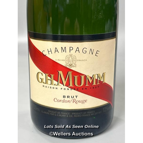 126 - A bottle of G.H. Mumm Champagne, 750ml, 12% Vol.