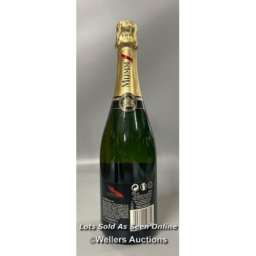 126 - A bottle of G.H. Mumm Champagne, 750ml, 12% Vol.