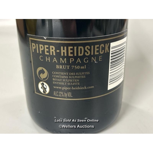 127 - A bottle of Piper - Heidsieck Champagne Brut, 750ml, 12% Vol.