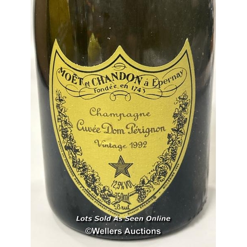 132 - A bottle of vintage 1992 Cuvee Dom Perignon Champagne, 750ml, 12.5% Vol.