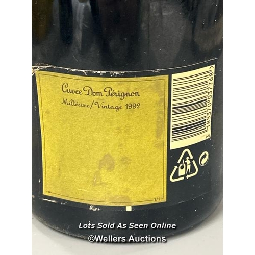 132 - A bottle of vintage 1992 Cuvee Dom Perignon Champagne, 750ml, 12.5% Vol.