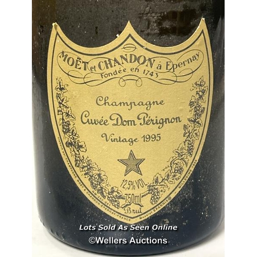 133 - A bottle of vintage 1995 Cuvee Dom Perignon Champagne, 750ml, 12.5% Vol.