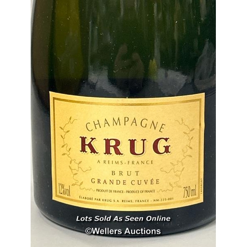 137 - Boxed Krug Champagne Brut Grande Cuvee, 750ml, 12% Vol.