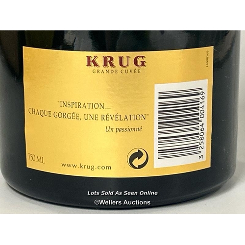 137 - Boxed Krug Champagne Brut Grande Cuvee, 750ml, 12% Vol.