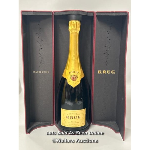 137 - Boxed Krug Champagne Brut Grande Cuvee, 750ml, 12% Vol.