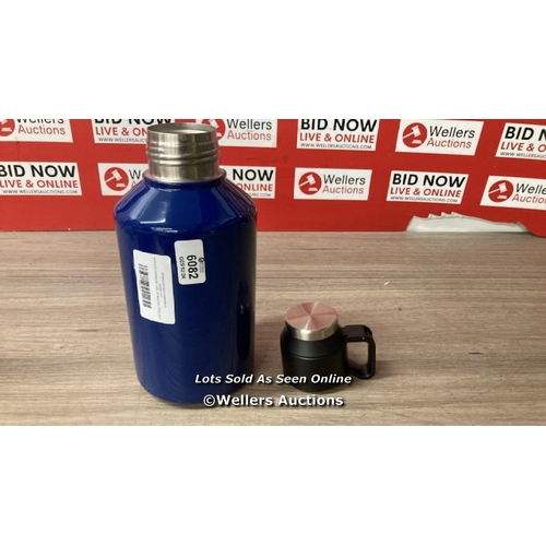 6082 - REDUCE GROWLER 1.89L STAINLESS STEEL BOTTLE / MINIMAL SIGNS OF USE  / E49