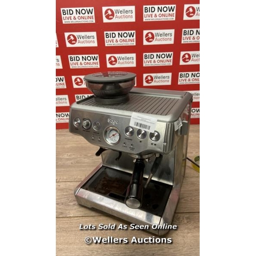 6101 - SAGE BARISTA EXPRESS BES875BSS PUMP COFFEE MACHINE / NO POWER / HEAVY SIGNS OF USE  / E21