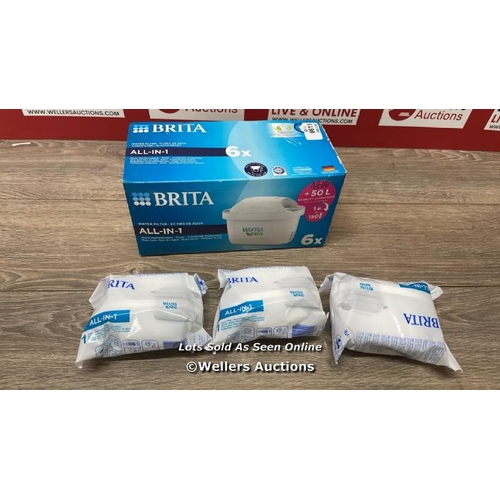 6611 - BRITA MAXTRA PRO WATER FILTERS / MINIMAL SIGNS OF USE / INCOMPLETE / C18