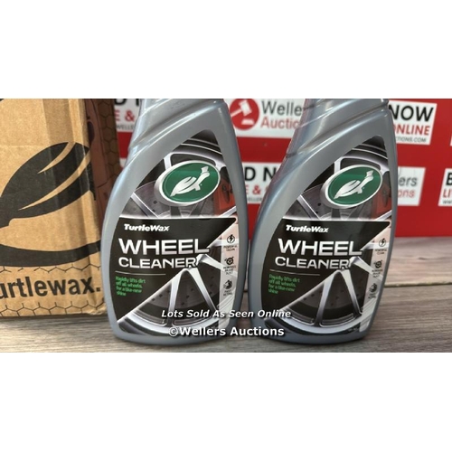 6803 - TURTLE WAX 52819 ALLOY WHEEL CLEANER FOR RIM SHINE 2 X 500ML / MINIMAL SIGNS OF USE / G64