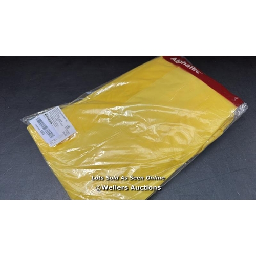 6849 - ANSELL ALPHATEC 2300 MODEL 132, DISPOSABLE WORK OVERALL WITH HOOD, CHEMICAL PROTECTION TYPE 3/4/5 , ... 