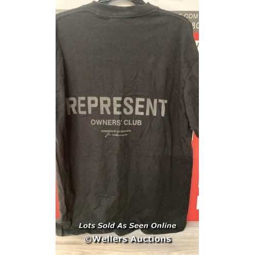 508 - REPRESENT TEE SHORT SLEEVE OWNERS CLUB LRG BACK LOGO M B / SIZE M / RRP: 90 / APPEARS NEW WITH TAGS ... 