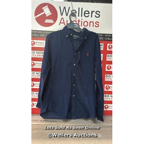 523 - POLO RALPH LAUREN CSHIRT LONG SLEEVE CUST FINE CORD PP M NEWPORT / SIZE M / RRP: 45 / APPEARS NEW  /... 