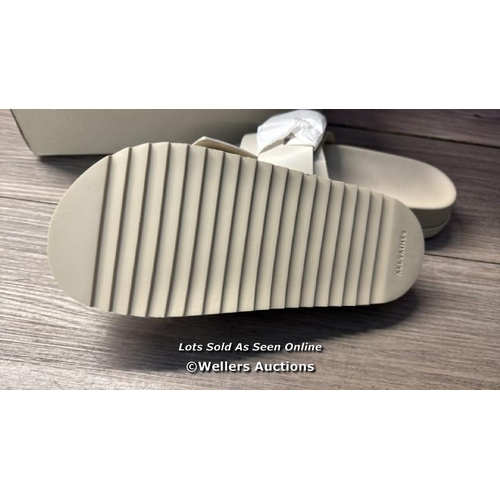 573 - ALLSAINTS ELLIE STUD SLIDER / PARCHMENT WHITE / UK 4 / RRP: 149 / NEW IN BOX  / G48