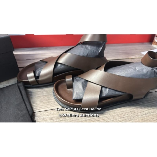 577 - AEMERY JALEN SANDAL / WALNUT / UK 6.5 RRP: 170 / NEW IN BOX / G48