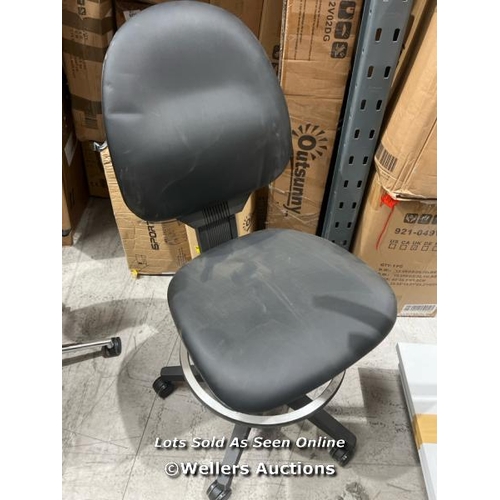 121 - TOPSTAR HEAVY DUTY WORKSHOP CHAIR BLACK / RRP: �194.90 / COLLECTION FROM DARTFORD / DELIVERY AVAILAB... 